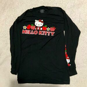 Hello Kitty, Graphic long sleeve t-shirt, with sleeve design. Small.